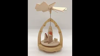 Richard Glaesser Handmade Miniature Pyramid Nativity