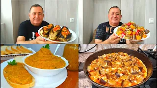 БАКЛАЖАНЫ - ЧЕТЫРЕ ВКУСНЫХ Рецепта. Фаршем, Яйцами, Картошкой, Икра.