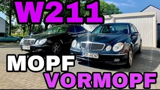 W211 Mopf Vormopf Unterschied