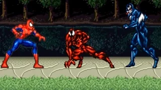 Amazing Spider-Man (SNES) All Bosses (No Damage)