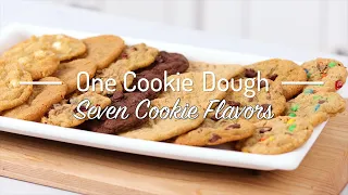 One Cookie Dough, Seven Possible Flavors