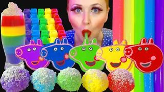 ASMR RAINBOW DESSERTS