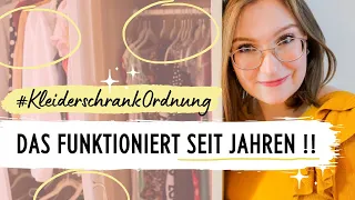 MEHR PLATZ und ORDNUNG ✨ Kleiderschrank organisieren