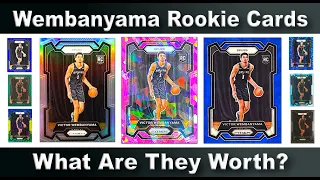 9 Different Victor Wembanyama Rookie Cards - What Are They Worth - 2023 Prizm #136