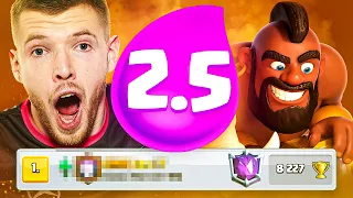 😱🥇PLATZ 1 DER WELT mit 2.5 SCHWEINEREITER... (exklusives Gameplay) | Clash Royale Deutsch