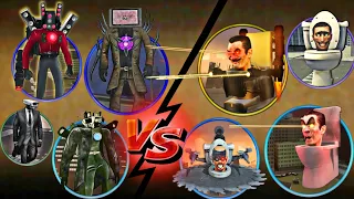 All Skibidi Toilet Vs All Cameraman || Shadow Fight 2