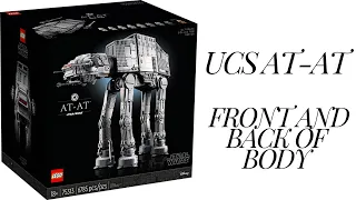 UCS AT-AT Build: Front and Back of Body