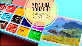 "Jelly" Gouache Himi Miya UNBOXING & REVIEW