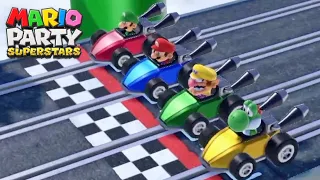 Mario Party Superstars Minigames - Luigi vs Mario vs Wario vs Yoshi (Master Difficulty)