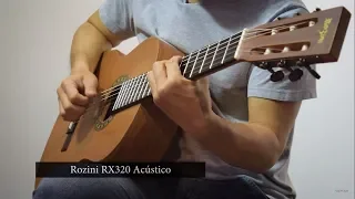 4Garage - Violão Rozini de Nylon Custom RX 230 e Rozini Concertista RX 216