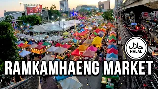 Ramkamheang Market Bangkok travel | Thai food street | Must visit this market | Halal street food