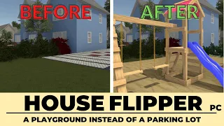 House Flipper - A Playground Instead Of A Parking Lot - Garden Flipper DLC - PC - Walkthrough