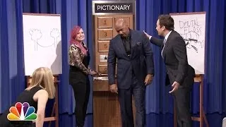 Pictionary with Kristen Bell, Steve Harvey and Demi Lovato - Part 2