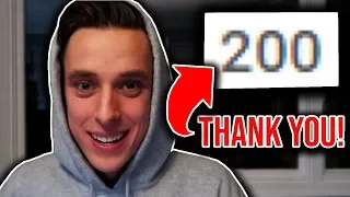 WE HIT 200 SUBSCRIBERS!! (THANK YOU!!)
