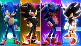 Sonic - Shadow - Sonic Exe - Dark Sonic || Tiles Hop EDM Rush