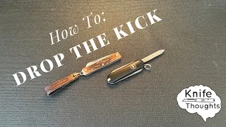 How to Drop / File the Kick on Your Traditional Knife / Slipjoint (GEC, Case, Rough Ryder, Etc.)