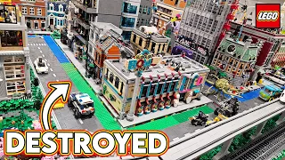 LEGO City Roads Destroyed & Amusement Park Update!