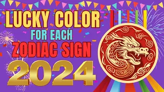 Lucky Color For Each Zodiac Sign In 2024 Year Of The Wood Dragon | Ziggy Natural