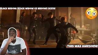 BLACK WIDOW: BLACK WIDOW VS WIDOWS FIGHT SCENE-REACTION