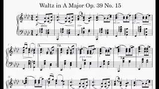 Brahms - Waltz in A Major Op 39 No 15