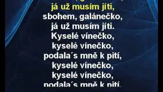 Vlasta Redl - Sbohem galánečko (karaoke z www.karaoke-zabava.cz)