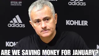 Mourinho Jokes Man Utd Saving Money For January Transfer Window With No Water At Press!