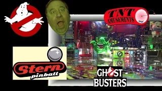 #1155 Stern GHOSTBUSTERS Pinball Machine & how it works! TNT Amusements
