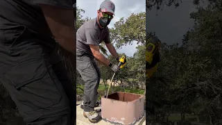 Cleaning a dirty Christmas chimney.