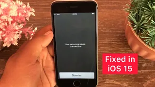 Fix Error Performing Request Unknown Error in iPhone| iPhone Dialer Problem Solve in iOS 15.