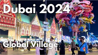 Dubai Global Village Complete Walking Tour 2024 | Dubai 🇦🇪 | Mini World ( 4K )