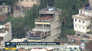 Desrespeito continua em mais uma festa clandestina no Morro do Vidigal