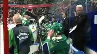 Radulov hits coach with his stick