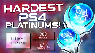 10 PS4 Games with the HARDEST Platinum Trophies!