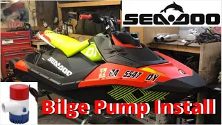 Seadoo Spark Trixx Bilge Pump Install And Hydro-Turf