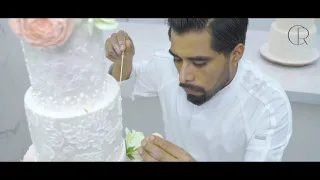 Flores en  pasta de azúcar  / Aprende a decorar un pastel de bodas