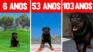 SOBREVIVENDO 103 ANOS COMO CHOP NO GTA 5