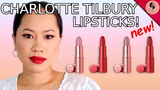 CHARLOTTE TILBURY HOLLYWOOD BEAUTY ICON LIPSTICK | Swatches Icon baby, red carpet pink & more..