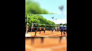 Suresh | one leg trails shot | volleyball 😍