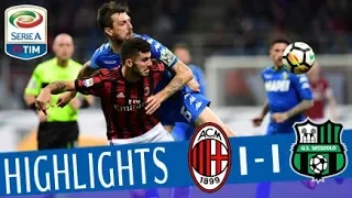 Milan - Sassuolo 1-1 - Highlights - Giornata 31 - Serie A TIM 2017/18