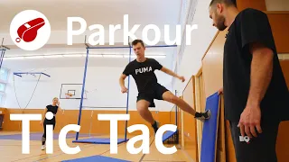 Parkour Tic-tac, učíme deti odrazy od steny