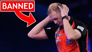 SHOCKING: Darts Player BANNED Forever, You Won't Believe It!