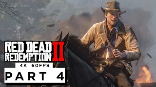 RED DEAD REDEMPTION 2 Walkthrough Gameplay Part 4 - (4K 60FPS) - No Commentary