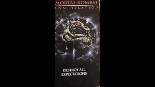 Opening To Mortal Kombat: Annihilation (1997) (1998) VHS!