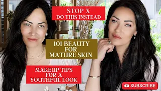 Make up Tutorial for Mature Skin - Beginner Mistakes to Avoid - Over 50 Make Up Tips