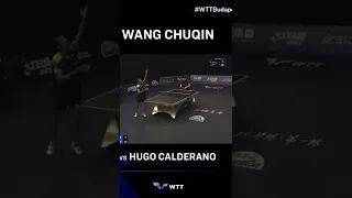 🇨🇳 Wang Chuqin có chiến thắng 3-2 hạt giống thứ 3 🇧🇷 Hugo Calderano #TableTennis #shortvideo