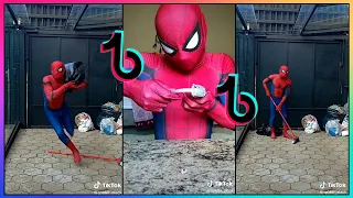 😂MELHORES VÍDEOS DO HOMEM ARANHA DO TIKTOK #7  -  (@spider_slack)