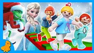 Julian, Hannah & Emma zocken in den Weihnachtsferien💻🎄Playmobil Familie Vogel (Roblox)