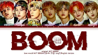 [ENGLISH VERSION] NCT DREAM (7DREAM) 'BOOM' Lyrics (Color Coded Lyrics)