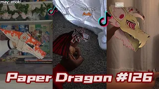 Dragon Puppet Crafts - Paper Dragon TikTok Compilation #126