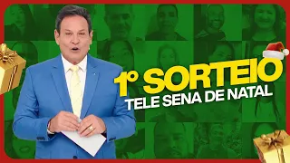 Confira o 1º Sorteio da Tele Sena de Natal 2023 (26/11/2023)